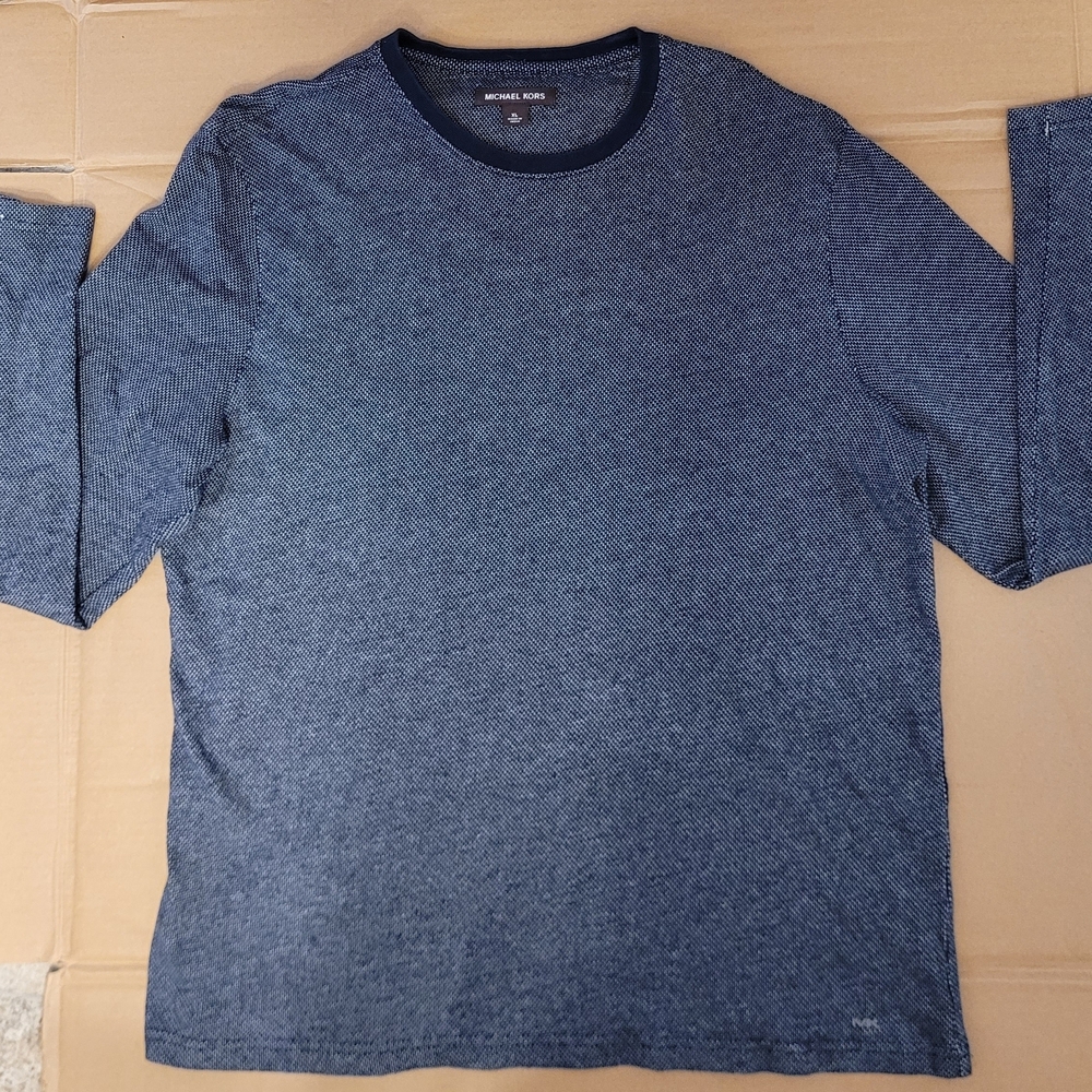 Winter/ Cold Attire Michael Kors Men's Black Long Sleeve Shirt Sz. XL